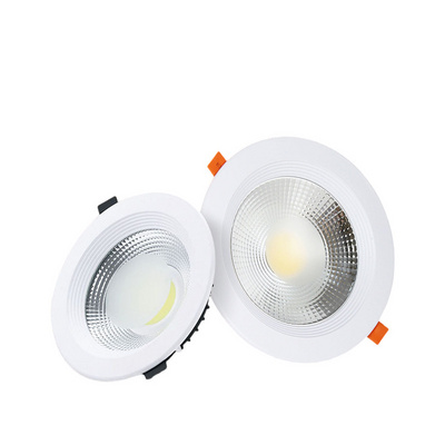 COB Trimless Recessed Down Light For Hotel Led Downlight Ceiling Spotlights