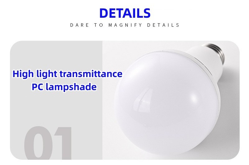 Emergency Bulb Rechargeable Light E26 B22 E27 Holder Battery Operated LED Light Bulb For Home