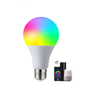 WIFI TUYA Light Bulbs RGB Multi Colour Smart Life Bulb for Indoor Dimmable Color E27 Dimmable Bulb Alexa Google APP Remote