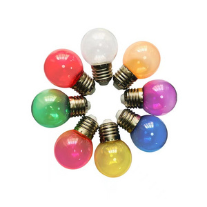 Color Holiday G45 Led Bulb Light Colorful Decorative Yellow Green Blue Pink Orange Purple Screw Mini Golf Ball Bulbs