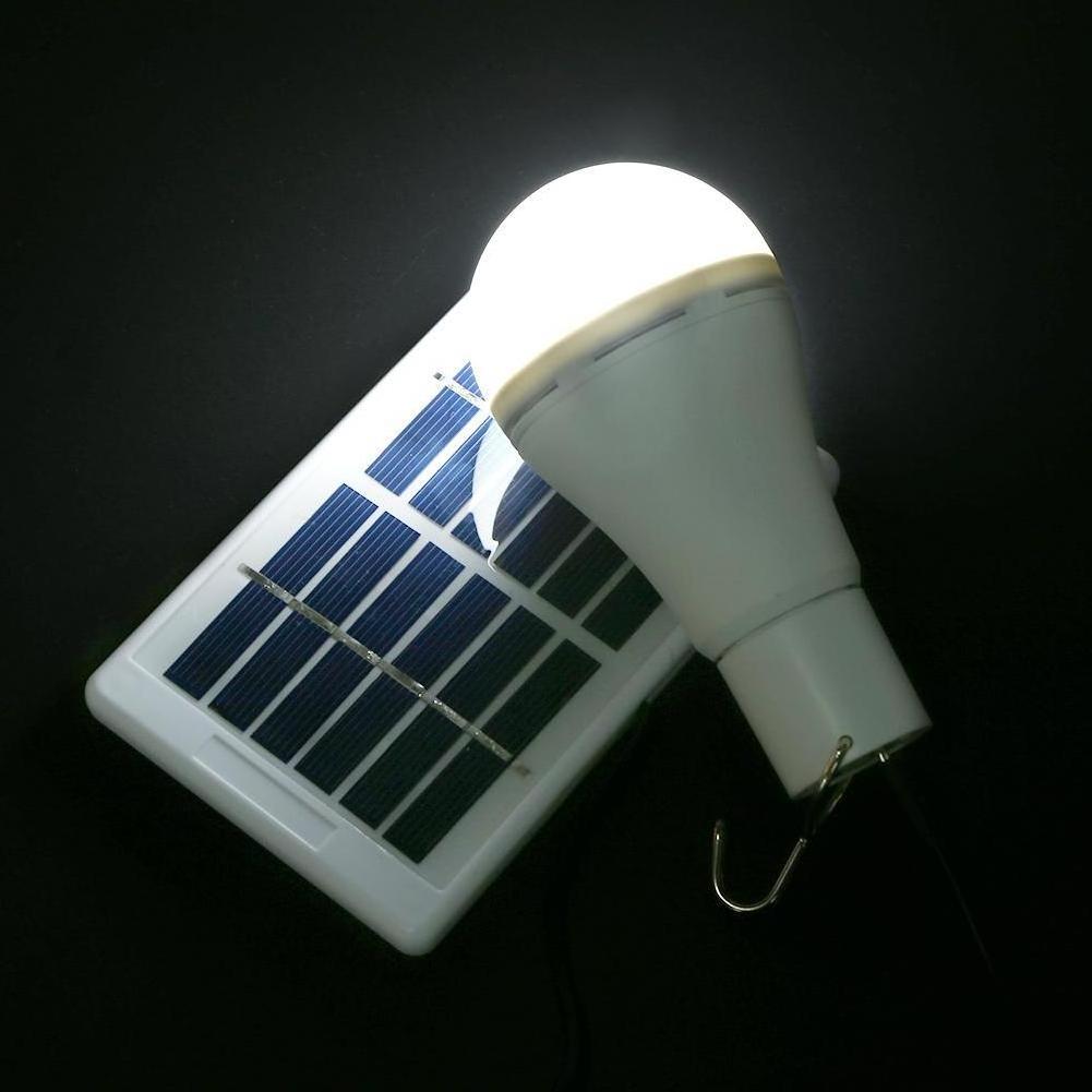 LED Solar Charged Light Bulb Portable Hang USB Rechargeable Home Garden Emergency Outdoor Camping Hiking Solar Tent Lamp