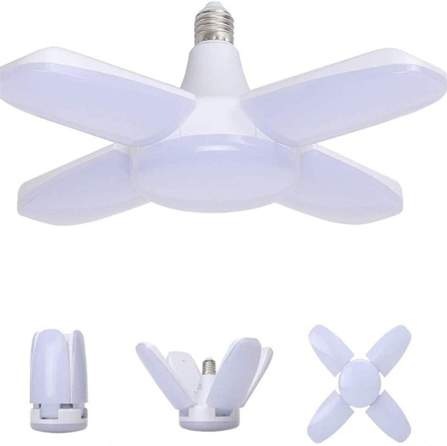 Led Fan Blade Bulb Fold Light