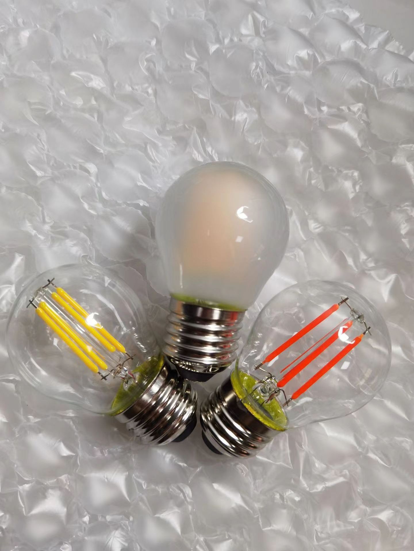 Led Edison Bulbs G45 Filament Bulb Cheap Plastic G45 Bulb 1W Led E27 B22 220V 120V Edison G45 Retro Light