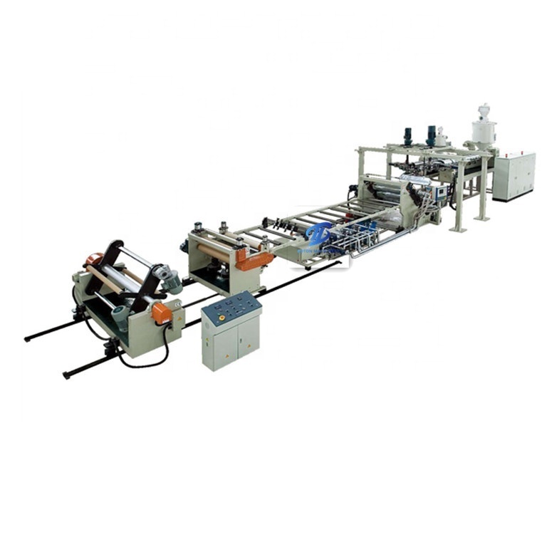 factory sell packaging pet sheet extrusion line production line for transparent pet sheet extrusion