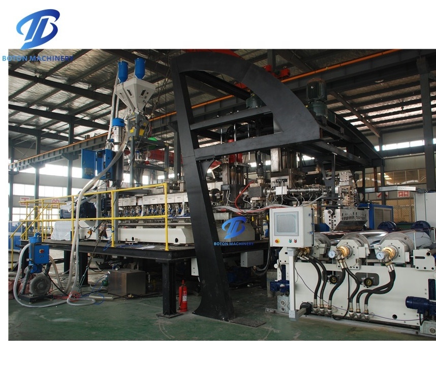 factory sell packaging pet sheet extrusion line production line for transparent pet sheet extrusion