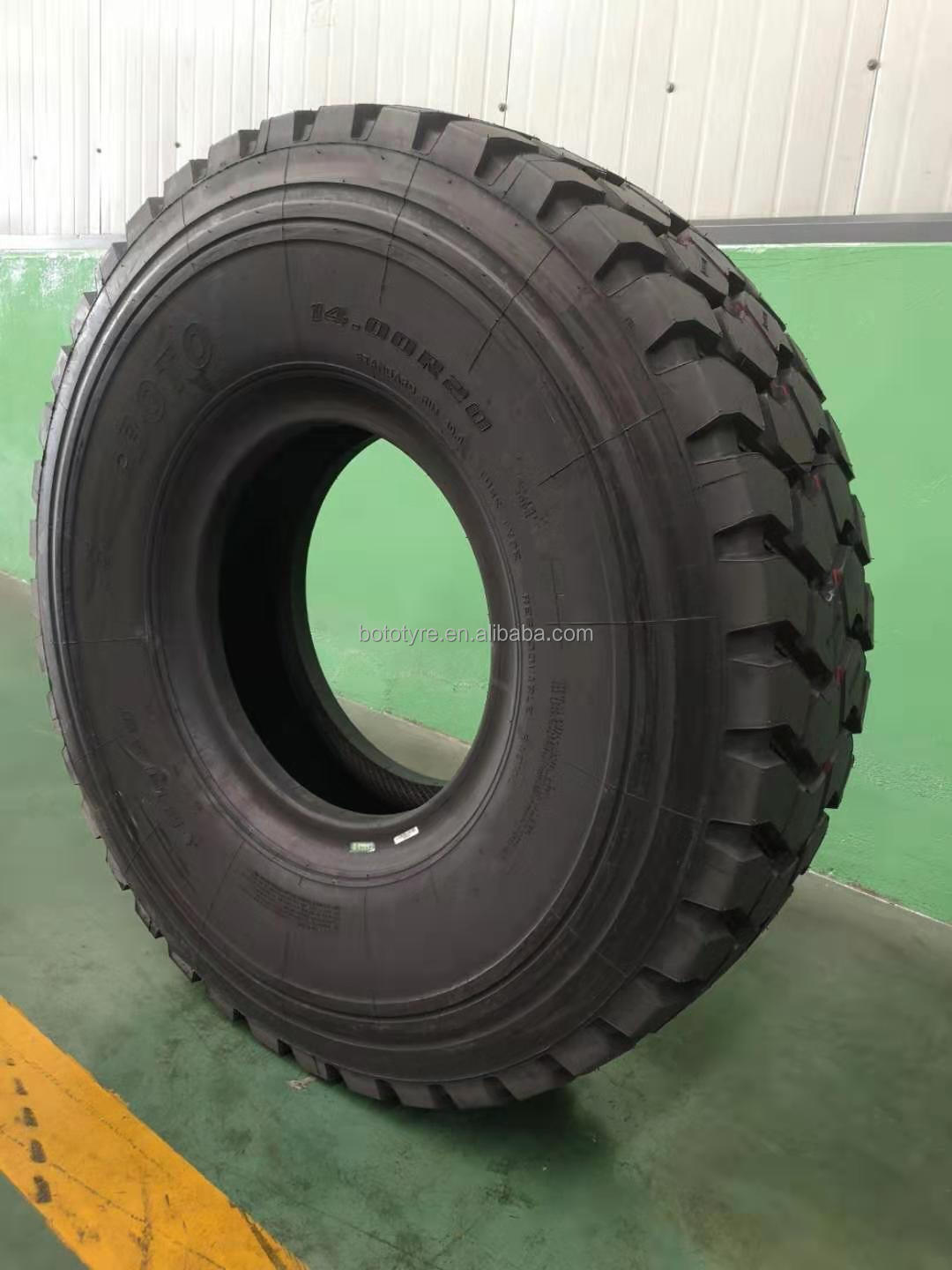 WINDA BOTO dump truck tyre 14.00R25 OTR tyre with cut resistance good prices for inner tube BT169