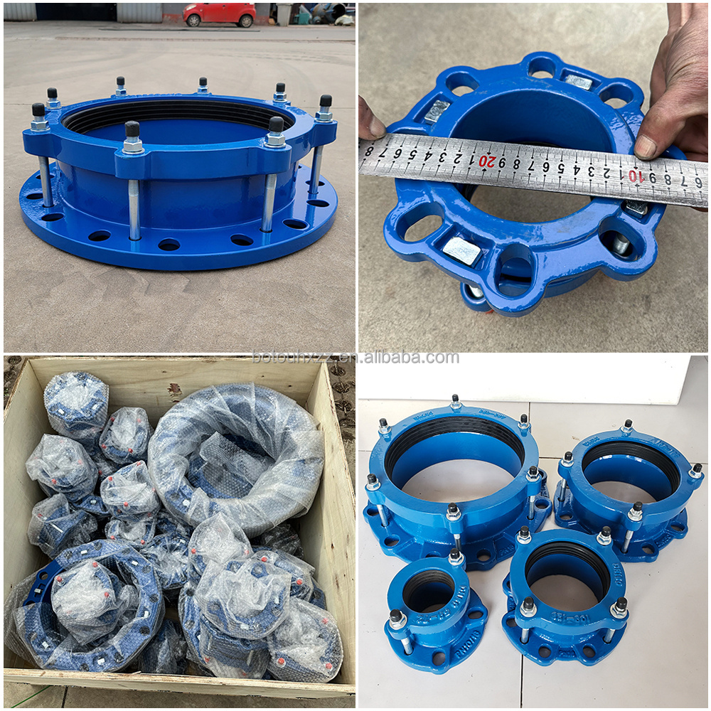 DI wide range quick Flexible flange Coupling ductile iron flange joint