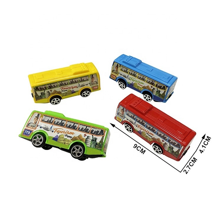 Wholesale mini pull back car Bus toy