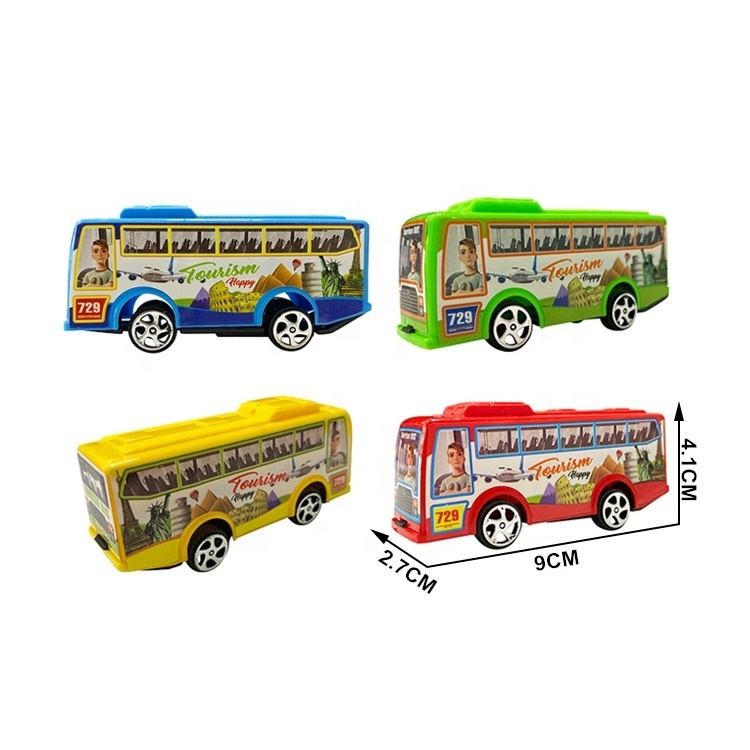 Wholesale mini pull back car Bus toy