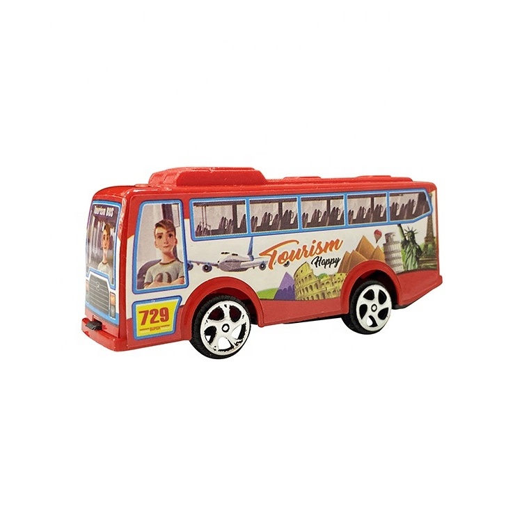 Wholesale mini pull back car Bus toy