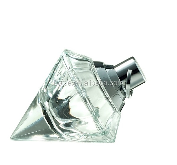 diamond shape 50ml glass bottles for perfume