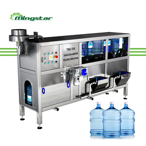 automatic 20 liter water bottle filling  600 bph miner water fill machine 5 gallon filling machine