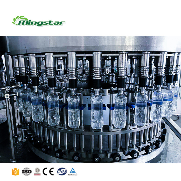 Full Automatic 3 In 1 Mini Small Business Water Making Filling Plastic Pure Mineral Water Bottling Machine