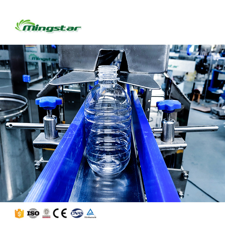 CGF8-8-3 Full Automatic 3 in 1 PET Plastic Bottle Pure Water Filling Machine for Water Production Line