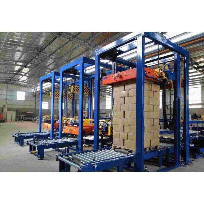 Full Automatic Carton Bag Palletizer Machine For PET Or Glass Bottled Water Packing