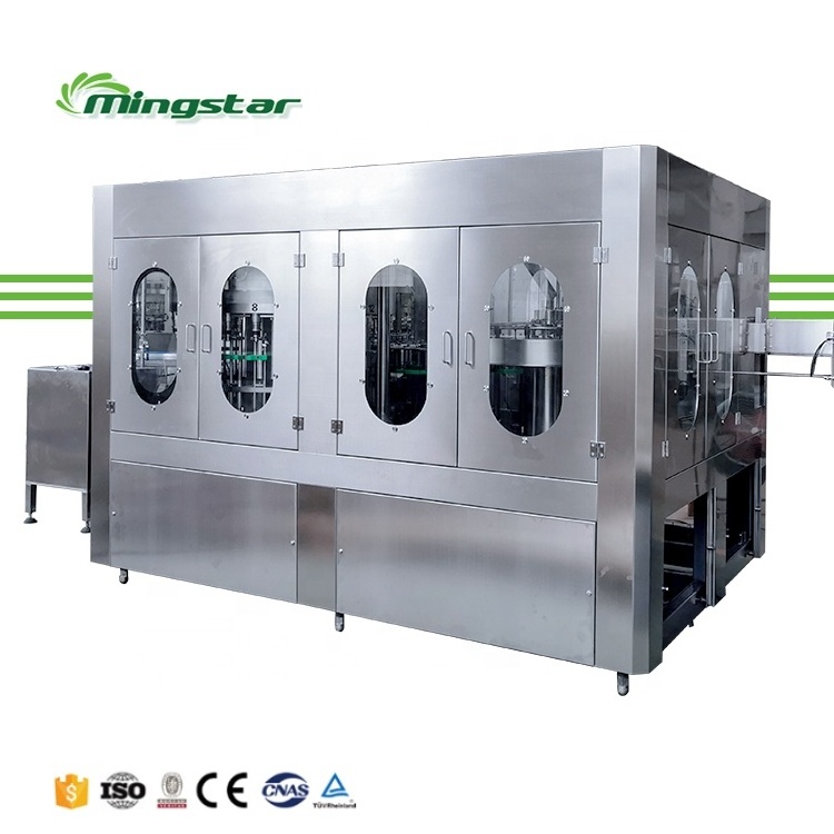 Full Automatic 3 In 1 Mini Small Business Water Making Filling Plastic Pure Mineral Water Bottling Machine