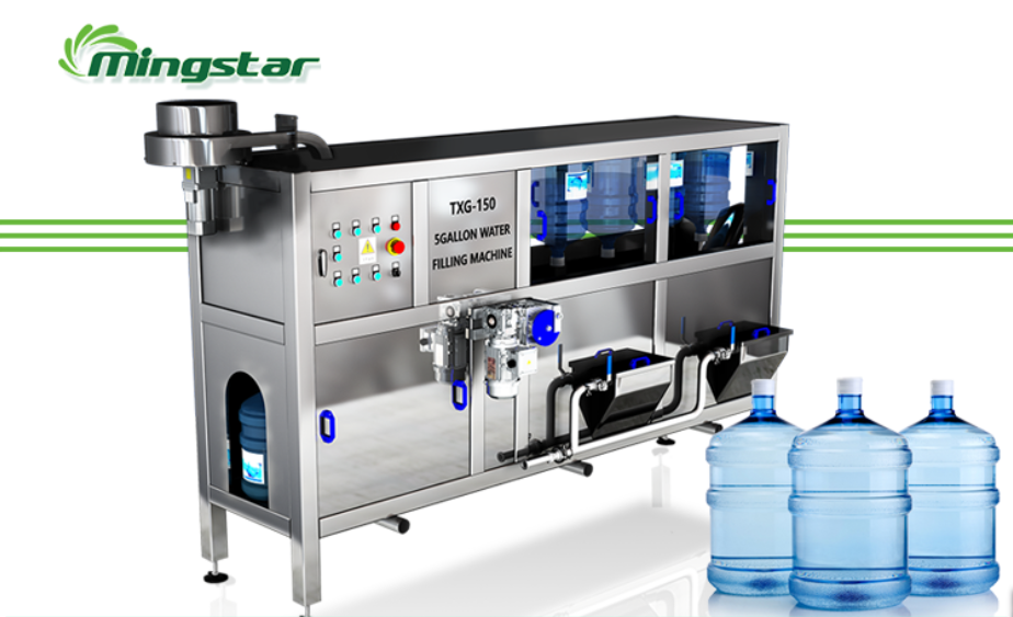 automatic 20 liter water bottle filling  600 bph miner water fill machine 5 gallon filling machine