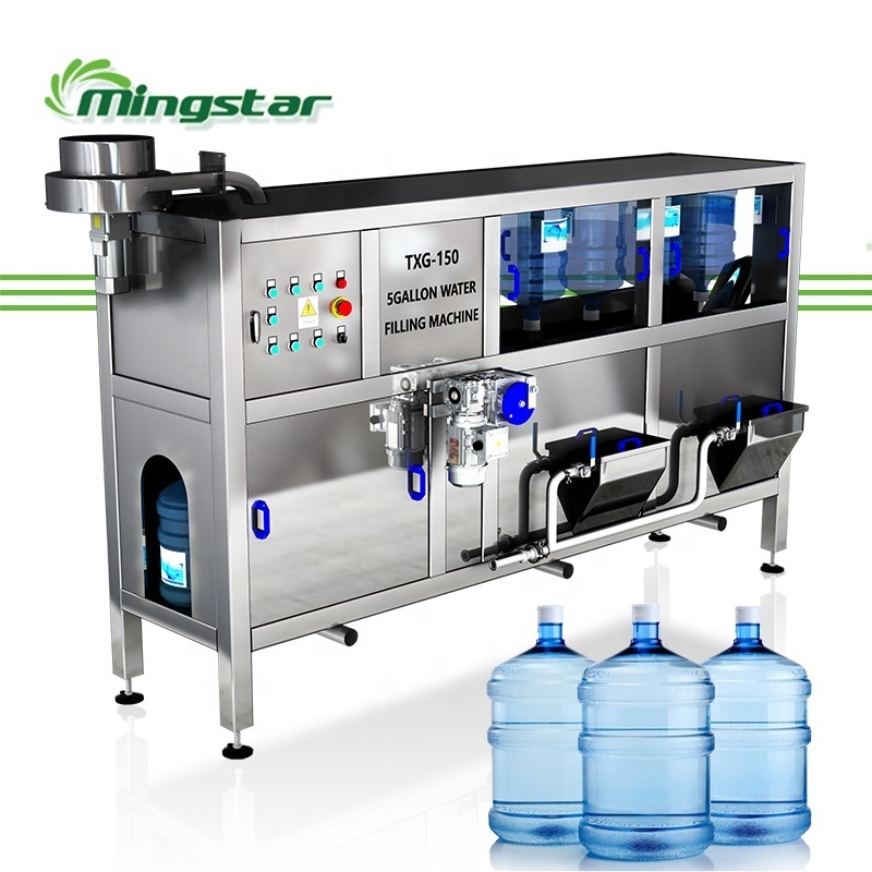 Automatic 3 in 1 5 Gallon 20 Liter Bottled Drinking Water  Rinsing Filling Capping Machine For Bottling Plant