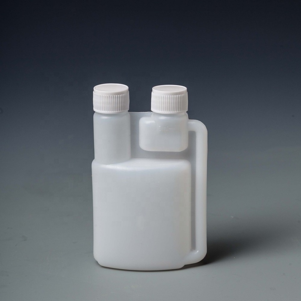 100ml 500ml 1000ml Plastic HDPE Dispenser Double Twin Neck Dosing Bottle Bettix Squeeze Dual Chambers Bottle