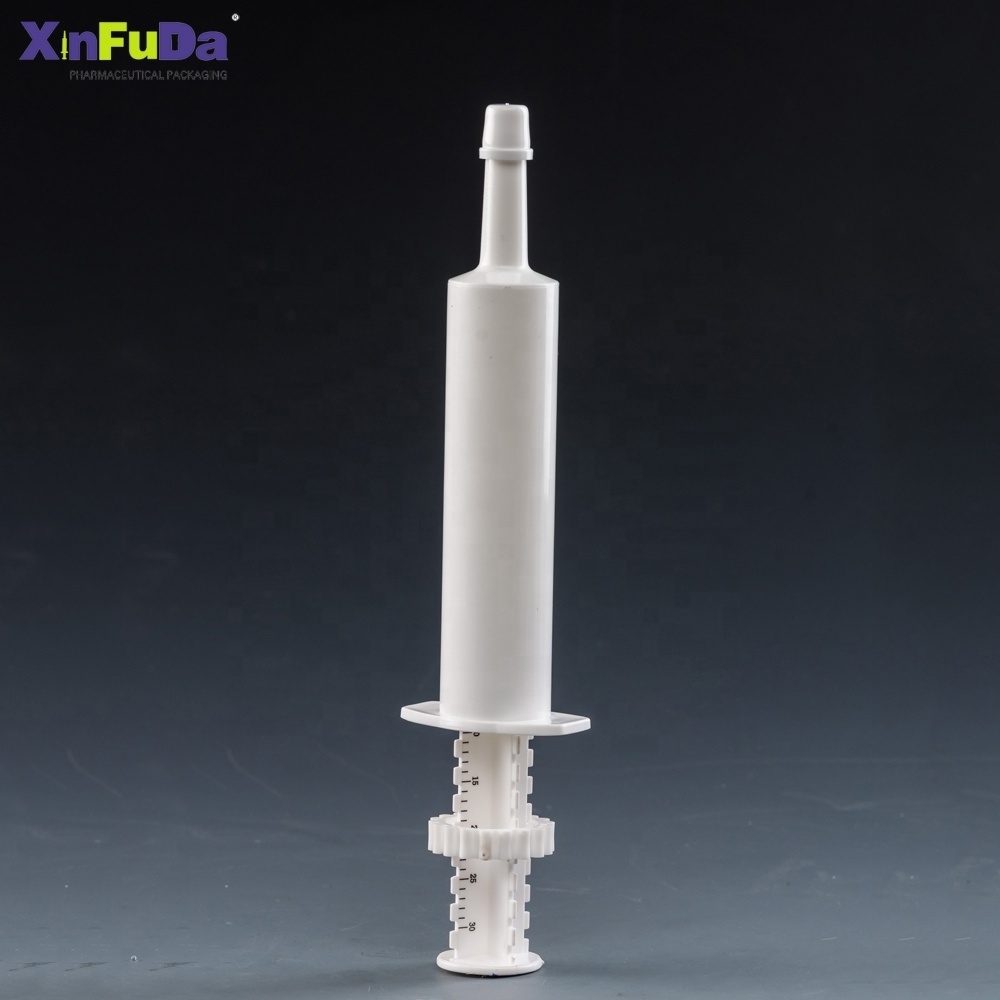 free sample veterinary medicine paste packaging disposable 30ml plastic empty horse supplement dose control oral syringes