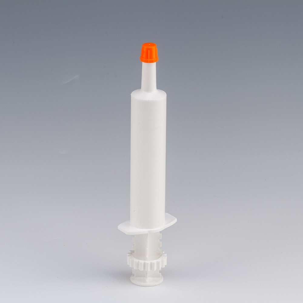 veterinary equipment vet medical medicine packaging 30ml horse dose paste syringe barrel measured dosage injection syringe