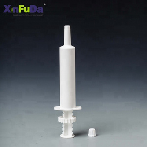 wholesale cheap price thermal transfer printing measured dosing white veterinary horse oral paste syringe for equine 30ml 60ml