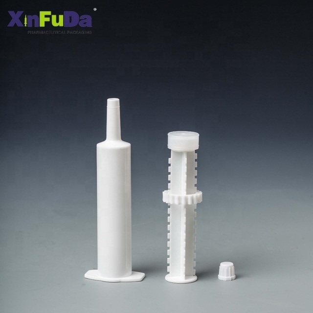 veterinary horse feeding dosing dispenser 15ml 30ml 60ml dial a dose control oral paste syringe for equine or pets dog cat