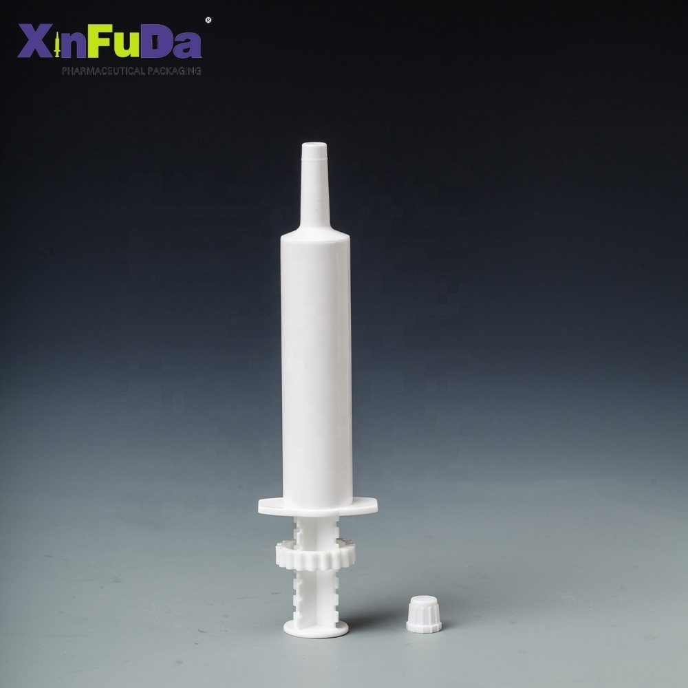 free sample veterinary medicine paste packaging disposable 30ml plastic empty horse supplement dose control oral syringes