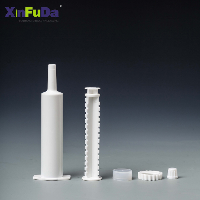 Empty 15ml 30ml 60ml oral dose paste syringe animal feeding syringe for horses camel sheeps dogs cats wormer medicine packaging