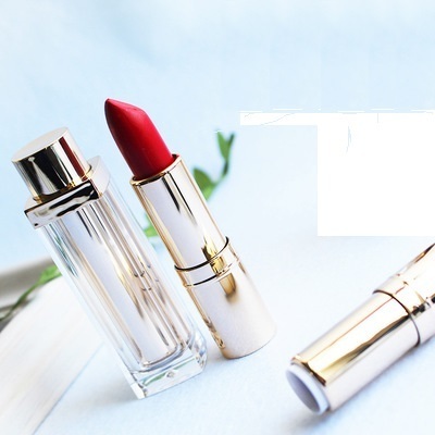 Red Manufacture Luxury Cosmetic Lipstick Plastic Personal Care Clear Lipstick Tube Van Gogh Lipstick Case 3d Silk Screen 20000