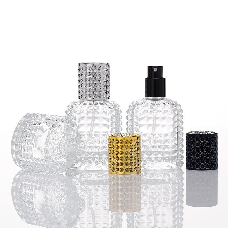 Luxury 30mL 50mL 100mL glass perfume bottle Pineapple shaped perfume bottle with box