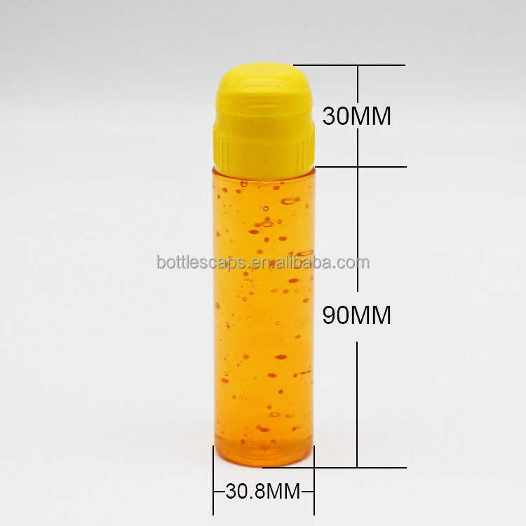 60ml Clear Pet Squeeze Honey Soy Sauce Salad Dressing Plastic Bottle For Ketchup