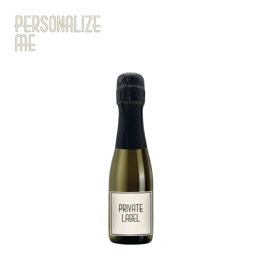 Prosecco DOC Extra Dry Sparkling wine personalized label hotel restaurant corporate gadget ideas Christmas gifts