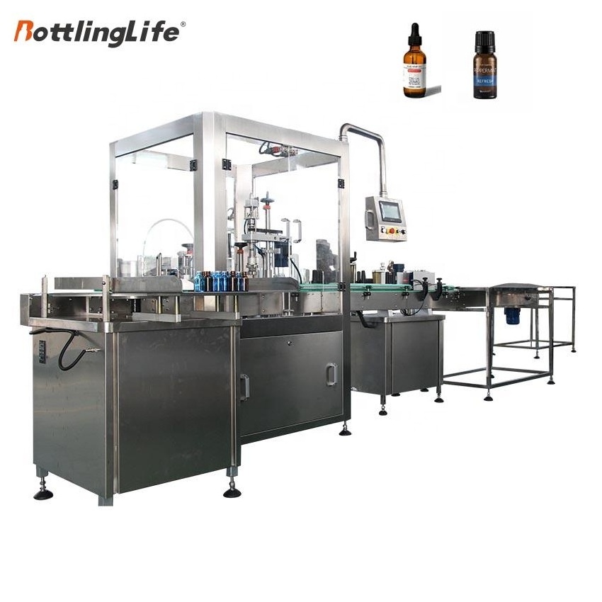 Bottlinglife   Manufacturing essential oi filling capping machine filling accuracy automatic vial filling machine