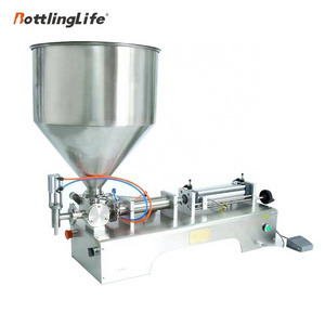 semi automatic filling  machine  woozy glass bottle sauce filling machine for sale