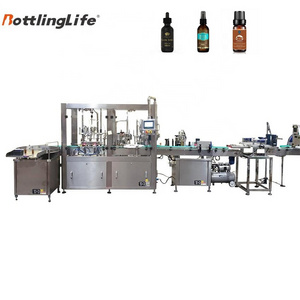 Hot sell ceramic coating filler  linear 4 filling nozzle filling machine 30ml 50ml glass bottle  filling machine