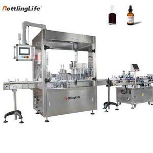 50ml glass bottle ceramic coating filling machine   bottle syrup oral liquid filling machine