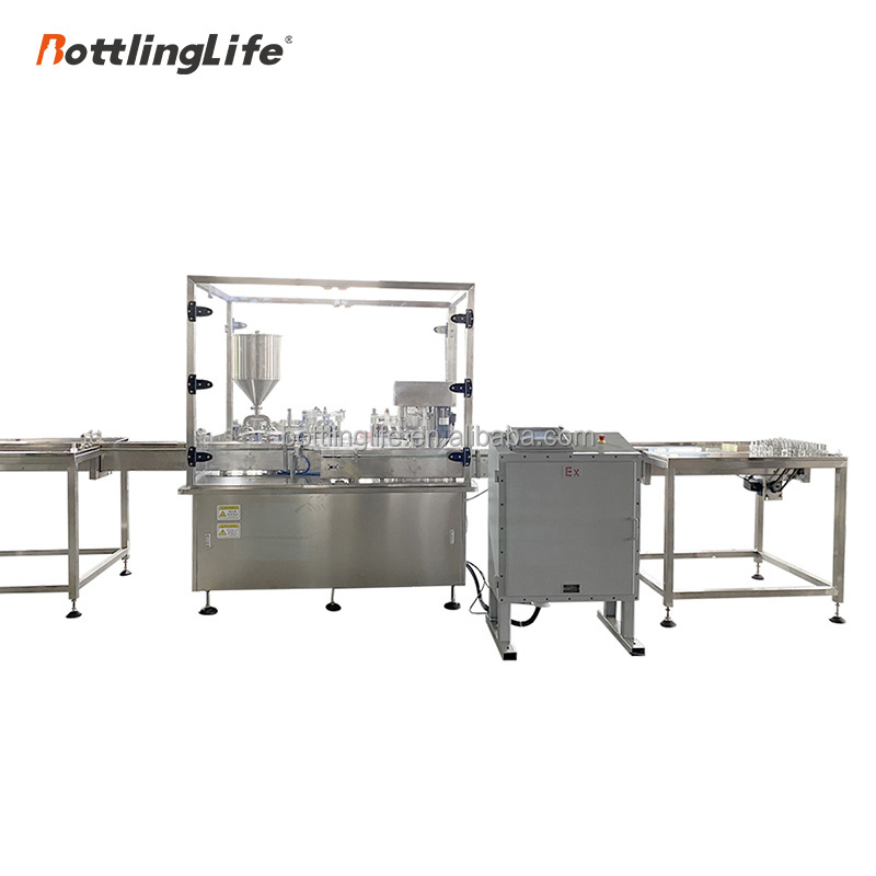 Cost effective vial 10ml 30ml 60ml  chubby gorilla  cbd oil  bottling machine  filling capping machine bottle filling machine