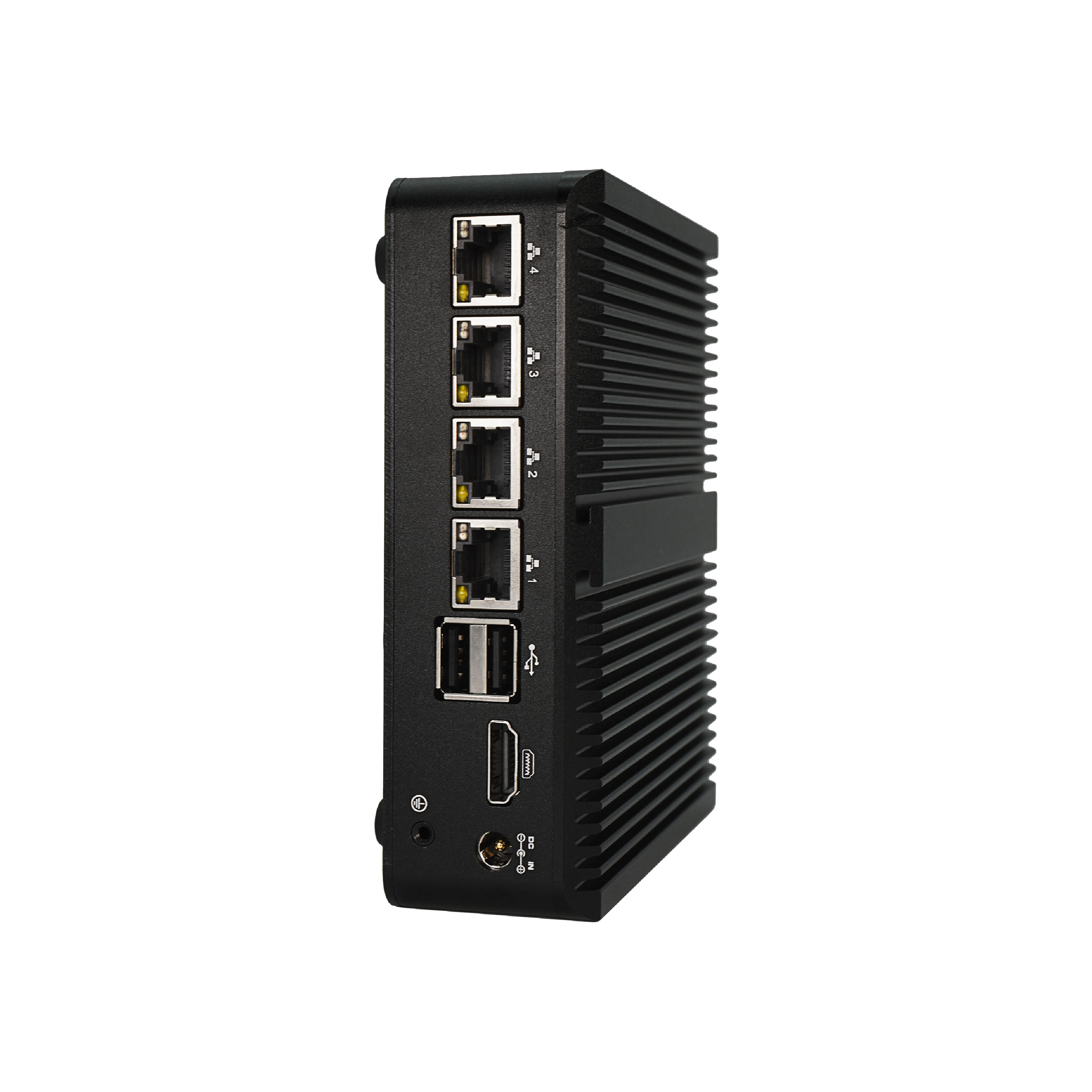 Firewall 4 lans J4125 pfsense firewalls DDR4 4GB+64G SSD rack chassis Ipsec  pfsense firewalls