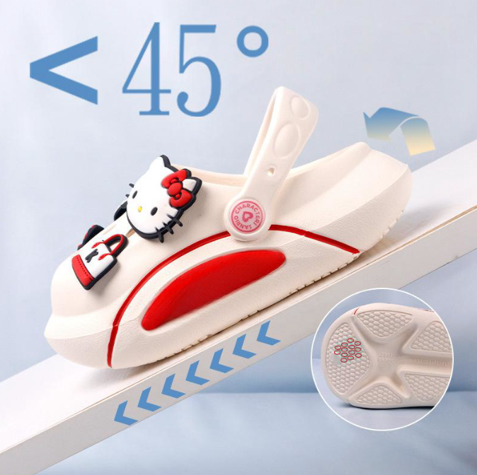 New hello kt slides slipper girls summer slipper lady beach indoor outdoor bath sport eva kid slipper cartoon sanrioed slide