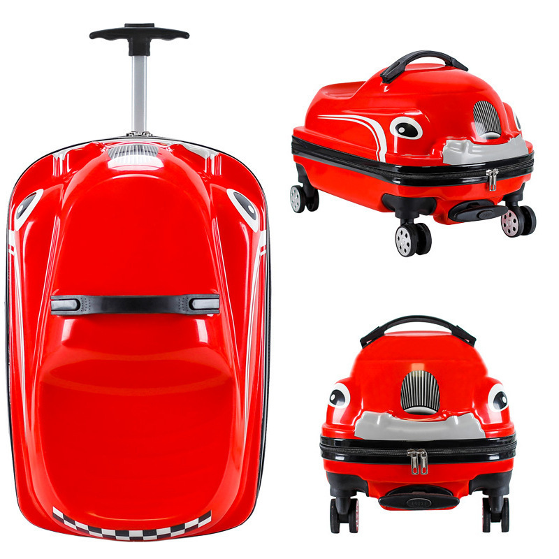 kids Riding suitcase Children 3D Scooter Suitcase for kids Travel trolley bag Spinner Luggage suitcase Rolling truck for kids