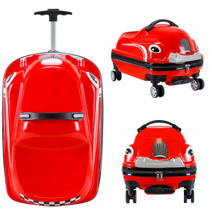 kids Riding suitcase Children 3D Scooter Suitcase for kids Travel trolley bag Spinner Luggage suitcase Rolling truck for kids