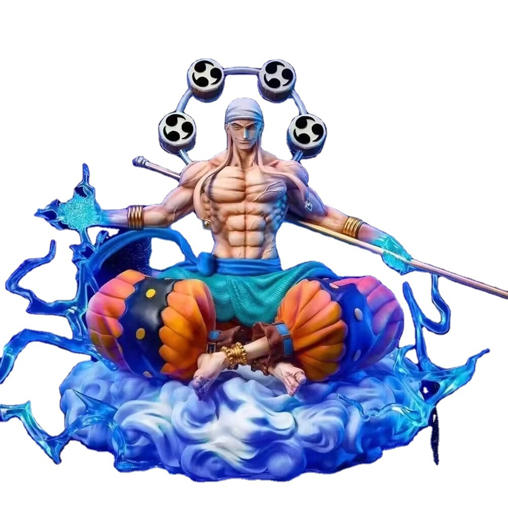 BoTu Anime Figures Enel Action Figure Double Head Statue Anime PVC Figurine Model Collection Doll Ornaments Toys Gifts