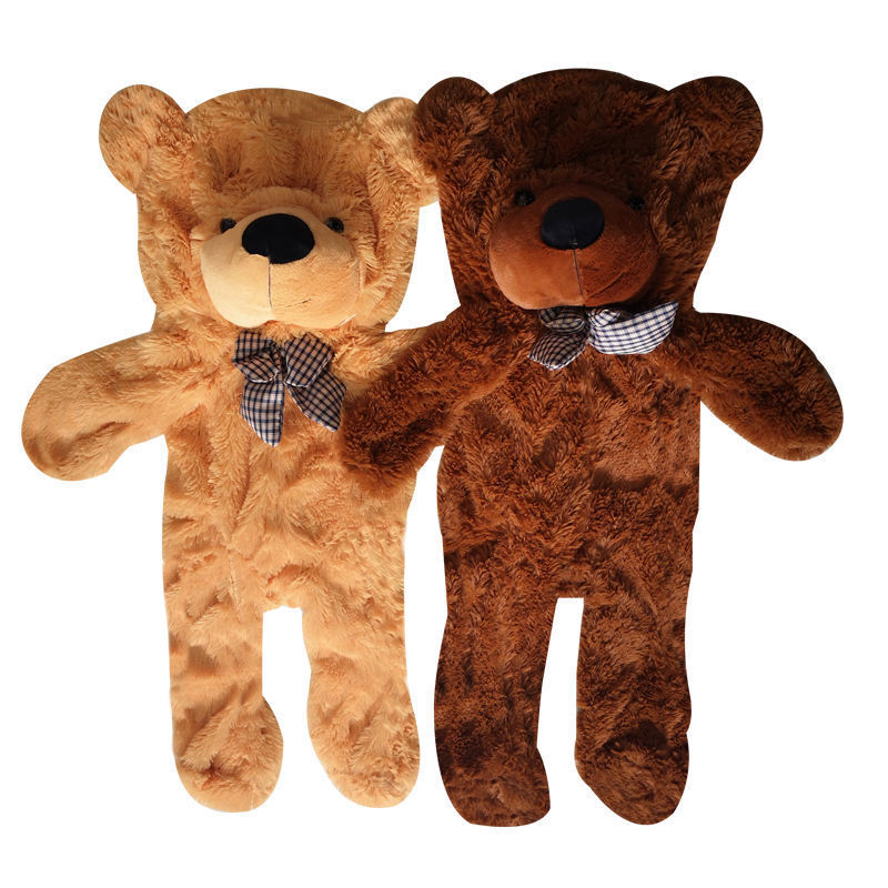 Custom wholesale selling Different Size Plush Toy Animal Unstuffed Giant Teddy Bear Skin without filling with CE test