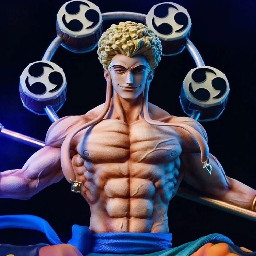 BoTu Anime Figures Enel Action Figure Double Head Statue Anime PVC Figurine Model Collection Doll Ornaments Toys Gifts