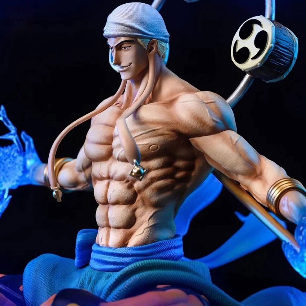 BoTu Anime Figures Enel Action Figure Double Head Statue Anime PVC Figurine Model Collection Doll Ornaments Toys Gifts