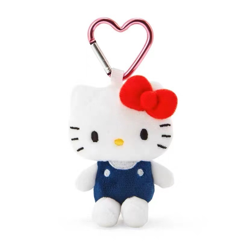 Botu New Wholesale 10cm Hello Kt Plush Keychains Classic Kitty Designs Soft Plushie Cartoon Keychains