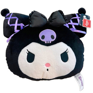 BuTo 35*26cm Big Size Kuromi Stuffed Plush Doll Toys Gifts For Kids Girls Soft Cartoon Lolita Styles Kuromi Plush Throw Pillow