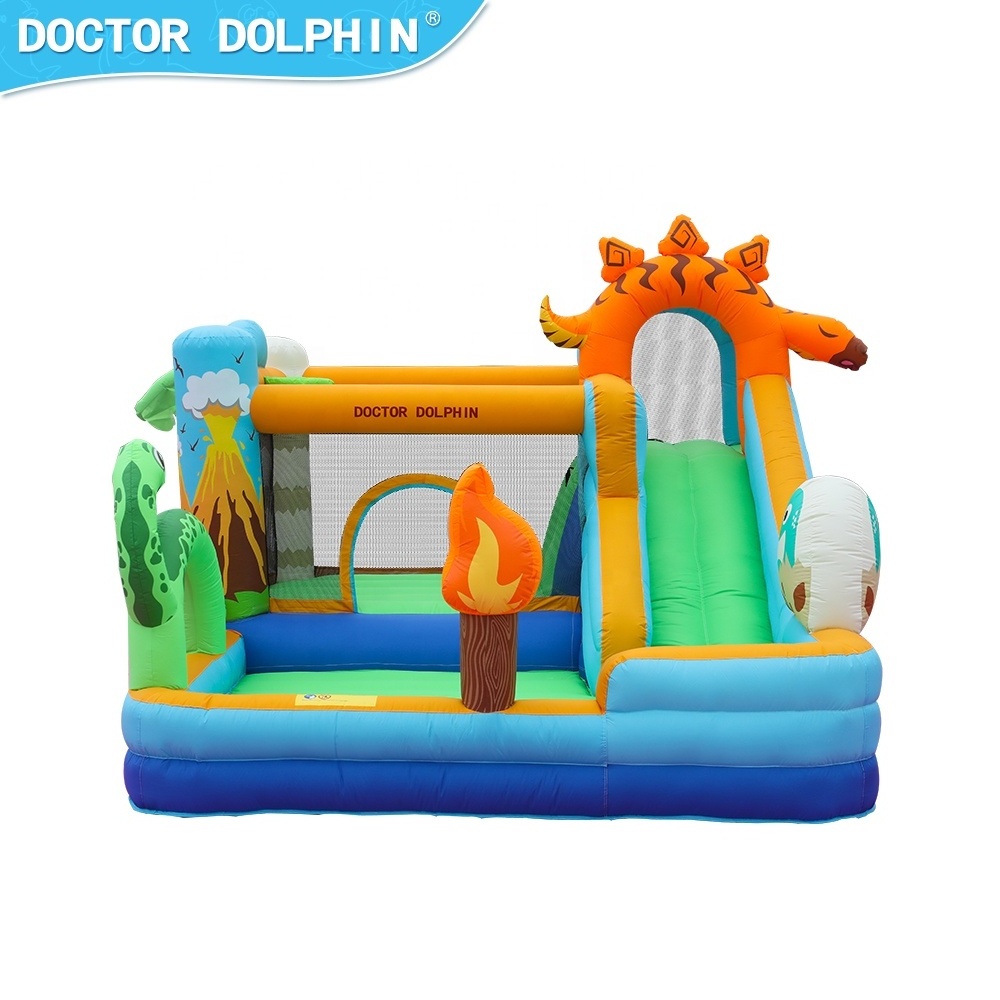 Indoor  Inflatable Bounce House with  Slide Bouncy Castle Jumper inflatable bouncer with blower Birthday gift