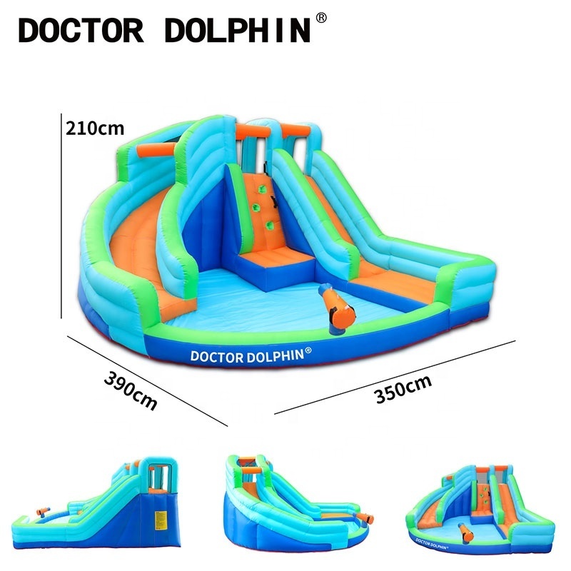 Double Slide Combo Giant Inflatable Bounce House Bouncy Castle for Sale with Water Slide China Manufacturer